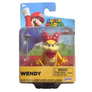 Super Mario Brothers World of Nintendo Wendy Action Figure Ages 3+